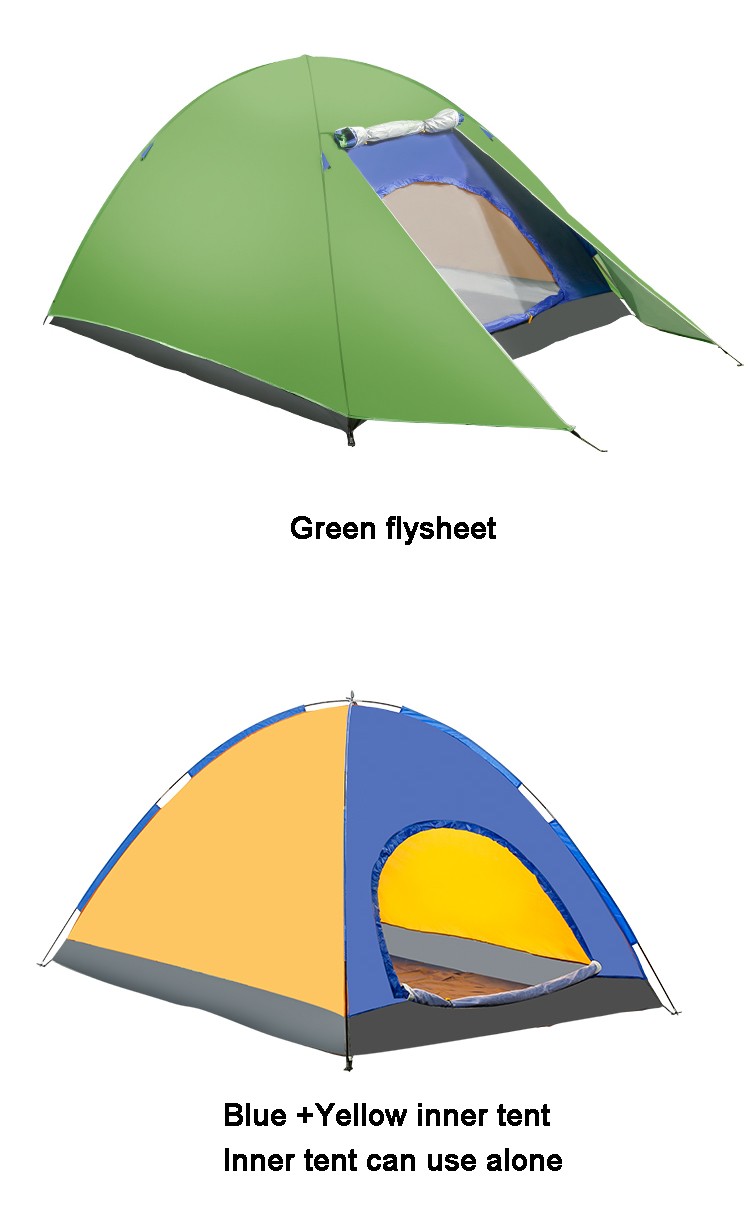 Ultralight Camping Backpacking Tent Double Layer Tent KASSICO